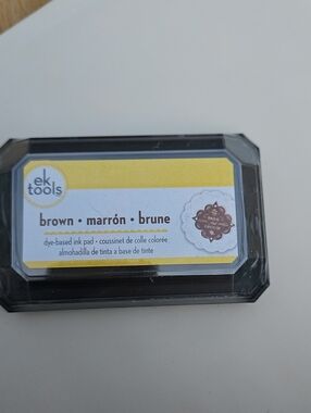Brown Dye-Based Ink Pad - Brown